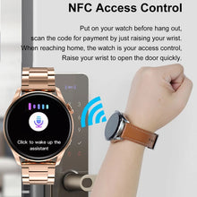 Load image into Gallery viewer, 2023 NFC Smart Watch Women Bluetooth Call Sport GPS Track Watches Men Custom Dial Heart Rate ECG PPG Smartwatch For Android IOS