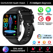 Load image into Gallery viewer, HEALTH WATCH New ECG+PPG Monitoring Smart Watch Blood Pressure Blood Lipid Uric Acid Smartwatches