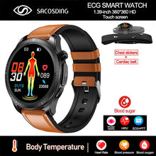 Load image into Gallery viewer, 2023 New Blood Sugar Smartwatch 1.39 -inch 360*360 HD Touch Large Screen ECG Smart Watch Monitoring Non-invasive Blood Glucose