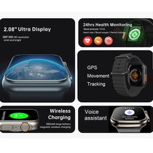 Load image into Gallery viewer, W&O New Smart Watch Men Ultra Series 8 Bluetooth Call NFC 2.08 Inch Smartwatch For Women 49mm Health Monitoring Fitness Bracelet