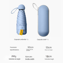Load image into Gallery viewer, POCKET UMBRELLA Anti-UV Mini Capsule Umbrella Small Umbrella Sun Protection and Ultraviolet Protection
