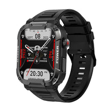 Load image into Gallery viewer, Men Smart Watch Military Healthy Monitor AI Voice Bluetooth Call Fitness Waterproof Sports Smartwatch for IOS Android Phone 2023