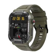 Load image into Gallery viewer, Men Smart Watch Military Healthy Monitor AI Voice Bluetooth Call Fitness Waterproof Sports Smartwatch for IOS Android Phone 2023