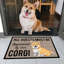 Load image into Gallery viewer, All Guests Must Be Approved By Our Beagles Doormat 3D Print Pet Dog Doormat Non Slip Floor Mat Decor Porch