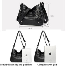 Load image into Gallery viewer, CLASSIC Women Soft Leather Shoulder Bags Multi-Layer Crossbody Bag Luxury Designer Handbag and Purse