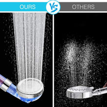 Load image into Gallery viewer, ZhangJi 3 Modes Bath Shower Adjustable Jetting Shower Head High Pressure Saving Water Bathroom Anion Filter Shower SPA Nozzle