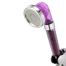 Load image into Gallery viewer, ZhangJi 3 Modes Bath Shower Adjustable Jetting Shower Head High Pressure Saving Water Bathroom Anion Filter Shower SPA Nozzle