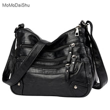 Load image into Gallery viewer, CLASSIC Women Soft Leather Shoulder Bags Multi-Layer Crossbody Bag Luxury Designer Handbag and Purse