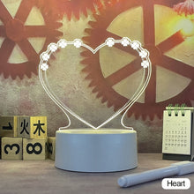 Load image into Gallery viewer, Note Board Creative Led Night Light USB Message Board Holiday Light With Pen Gift For Children Girlfriend Decoration Night Lamp