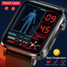 Load image into Gallery viewer, 2023 Painless Non-invasive Measure Blood Sugar Smart Watch Men Laser Treatment Blood Pressure Health Women Glucometer Smartwatch
