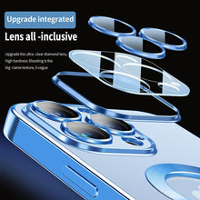 Load image into Gallery viewer, Luxury Transparent Magnetic Wireless Charging For Magsafe Case For iPhone Soft Plating Silicone Cover