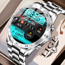 Load image into Gallery viewer, 2023 Smartwatch Man AMOLED Full Touch Screen Bluetooth Dial Contacts Sync Heart Rate Healthy Sport Watches Man Smart Watch Men