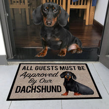 Load image into Gallery viewer, All Guests Must Be Approved By Our Beagles Doormat 3D Print Pet Dog Doormat Non Slip Floor Mat Decor Porch