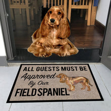 Load image into Gallery viewer, All Guests Must Be Approved By Our Beagles Doormat 3D Print Pet Dog Doormat Non Slip Floor Mat Decor Porch