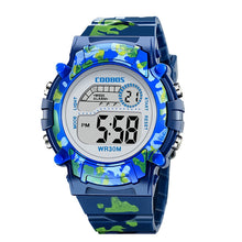 Load image into Gallery viewer, Camouflage Kids Watches LED Colorful Flash Digital Waterproof Clock For Boys Girls Date Week Creative Children's Watch