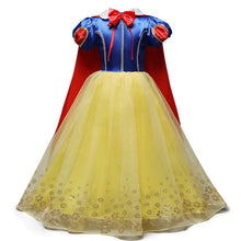 Load image into Gallery viewer, 4-10 Years Halloween Girl Cosplay Clothes Party Dress Princess Snow White Dresses For Kids Girls Costume