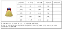 Load image into Gallery viewer, 4-10 Years Halloween Girl Cosplay Clothes Party Dress Princess Snow White Dresses For Kids Girls Costume