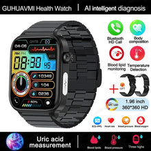 Load image into Gallery viewer, HEALTH WATCH New ECG+PPG Monitoring Smart Watch Blood Pressure Blood Lipid Uric Acid Smartwatches
