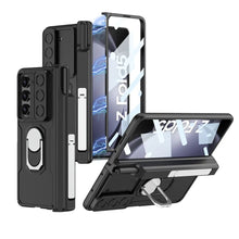 Load image into Gallery viewer, Magnetic Hinge For Samsung Galaxy Z Fold 5 Case Pen Holder for Fold5 S Pen Fold Edition with Slide Camera Cover Ring Kickstand
