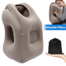 Load image into Gallery viewer, Inflatable Travel Pillows Portable Foldable Inflatable Sleeping Pillow with Storage Bag Airplane Neck Pillow Office Nap Pillows

