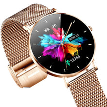 Load image into Gallery viewer, 2023 New Ultra Thin Smart Watch Women 1.36&quot; AMOLED 360*360 HD Pixel Display Always Show Time Call Reminder Smartwatch Ladies+Box
