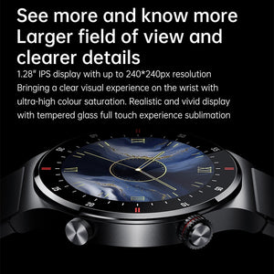 2023 New Bluetooth Call Smart Watch Men Sports Fitness Tracker Waterproof Smartwatch Large HD screen