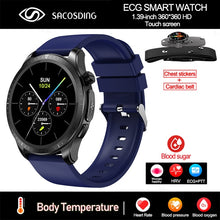 Load image into Gallery viewer, 2023 New Blood Sugar Smartwatch 1.39 -inch 360*360 HD Touch Large Screen ECG Smart Watch Monitoring Non-invasive Blood Glucose
