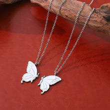 Load image into Gallery viewer, 1pair Beauty Butterfly Pendant Necklaces for Women Girl Special Gift for Friends
