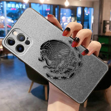 Load image into Gallery viewer, Mexico Customized Mexican Eagle Flag Phone Case For Apple iPhone Black Cover
