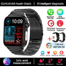 Load image into Gallery viewer, HEALTH WATCH New ECG+PPG Monitoring Smart Watch Blood Pressure Blood Lipid Uric Acid Smartwatches
