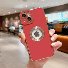 Load image into Gallery viewer, LUXURY CASE Fashion Soft Plating Phone Cases For iPhone
