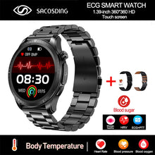 Load image into Gallery viewer, 2023 New Blood Sugar Smartwatch 1.39 -inch 360*360 HD Touch Large Screen ECG Smart Watch Monitoring Non-invasive Blood Glucose
