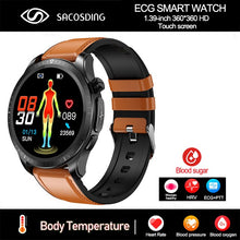 Load image into Gallery viewer, 2023 New Blood Sugar Smartwatch 1.39 -inch 360*360 HD Touch Large Screen ECG Smart Watch Monitoring Non-invasive Blood Glucose
