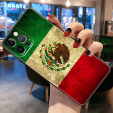 Load image into Gallery viewer, Mexico Customized Mexican Eagle Flag Phone Case For Apple iPhone Black Cover
