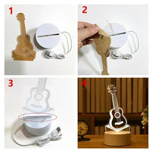 Load image into Gallery viewer, USB Operated 3D Acrylic LED Night Light Festival Birthday Kids Gifts Bedroom Bedside Decor Night Lamp Home Novelty Lighting
