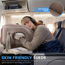Load image into Gallery viewer, Inflatable Travel Pillows Portable Foldable Inflatable Sleeping Pillow with Storage Bag Airplane Neck Pillow Office Nap Pillows
