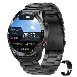 2023 New ECG+PPG AMOLED Screen Smart Watch Bluetooth Call Music player Man Watch Sports Waterproof Luxury Smartwatch