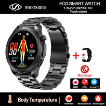 Load image into Gallery viewer, 2023 New Blood Sugar Smartwatch 1.39 -inch 360*360 HD Touch Large Screen ECG Smart Watch Monitoring Non-invasive Blood Glucose
