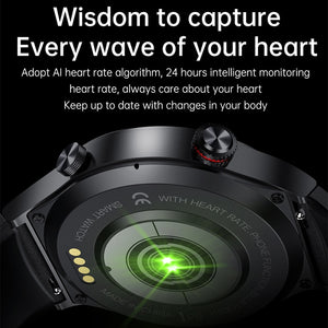 2023 New Bluetooth Call Smart Watch Men Sports Fitness Tracker Waterproof Smartwatch Large HD screen