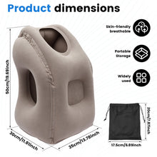 Load image into Gallery viewer, Inflatable Travel Pillows Portable Foldable Inflatable Sleeping Pillow with Storage Bag Airplane Neck Pillow Office Nap Pillows
