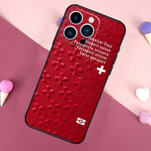 Load image into Gallery viewer, Switzerland Customized Swiss Flag Phone Case For iPhone Full Cover
