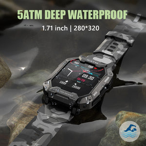 2023 New Smart Watch Men IP68 5ATM Waterproof Outdoor Sports Fitness Tracker Health Monitor Smartwatch for Android IOS