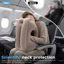 Load image into Gallery viewer, Inflatable Travel Pillows Portable Foldable Inflatable Sleeping Pillow with Storage Bag Airplane Neck Pillow Office Nap Pillows
