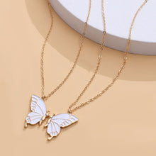 Load image into Gallery viewer, 1pair Beauty Butterfly Pendant Necklaces for Women Girl Special Gift for Friends
