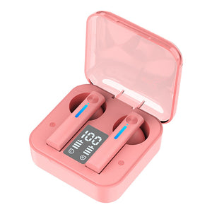 SMART EARPHONES Digital LED Display True Wireless Headset Binaural with Microphone