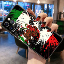 Load image into Gallery viewer, Mexico Customized Mexican Eagle Flag Phone Case For Apple iPhone Black Cover
