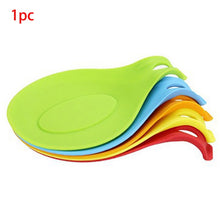 Load image into Gallery viewer, Kitchen Spoon Holders Fork Spatula Rack Shelf Organizer Plastic Spoon Rest Chopsticks Holder Non-slip Spoons Pad Kitchen Utensil
