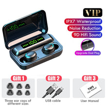 Load image into Gallery viewer, TWS Bluetooth 5.0 Wireless Premium Earphones with Charging Box and Built-in Microphone
