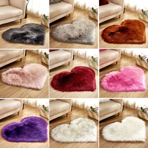 Fluffy Rugs Anti-Skid Shaggy Area Rug Dining Room Home Bedroom Carpet Floor Mat