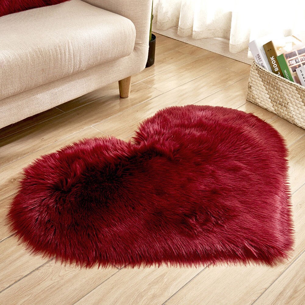 Fluffy Rugs Anti-Skid Shaggy Area Rug Dining Room Home Bedroom Carpet Floor Mat